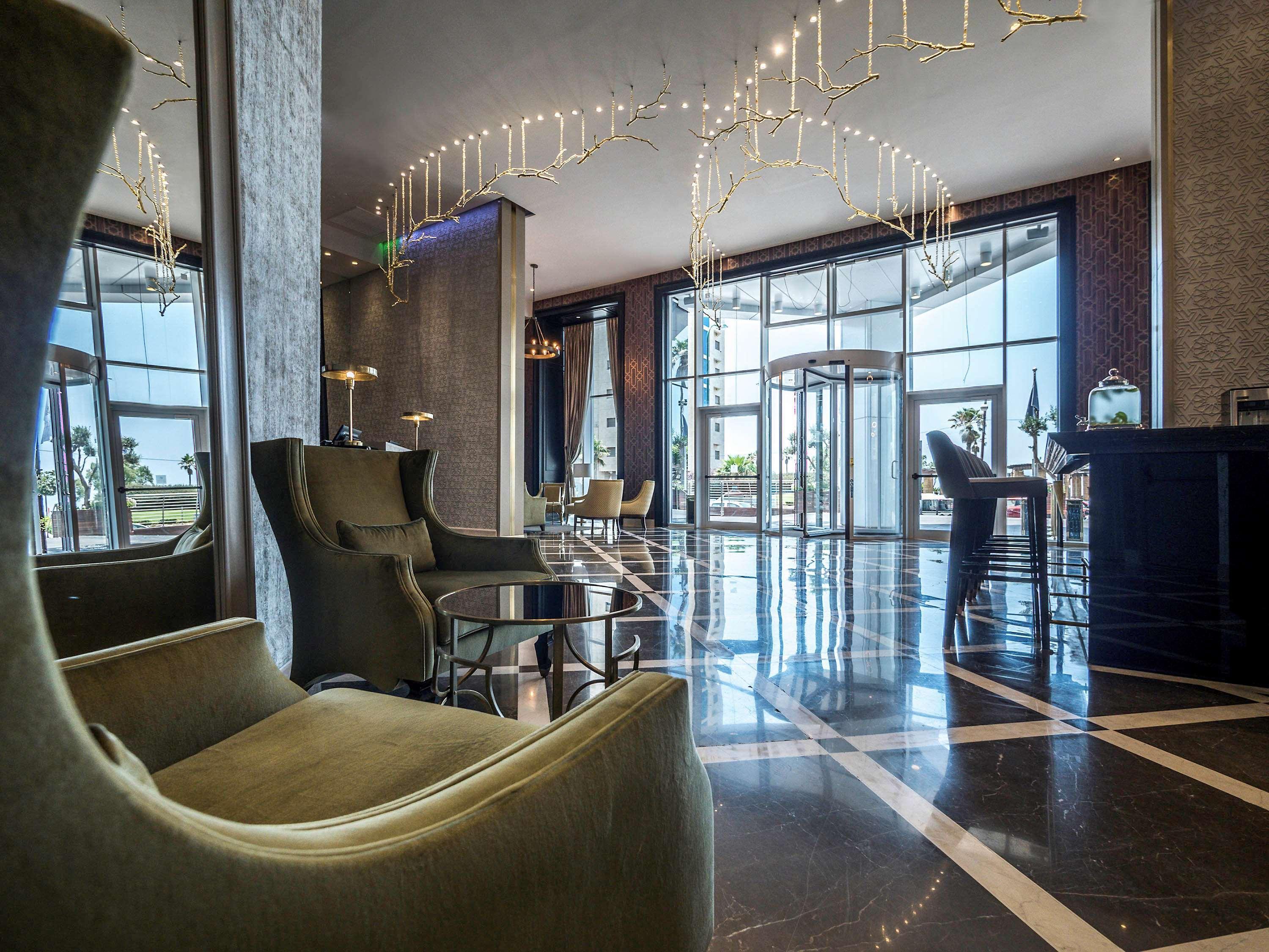 David Tower Hotel Netanya By Prima Hotels - 16 Years Plus Eksteriør billede Lobby