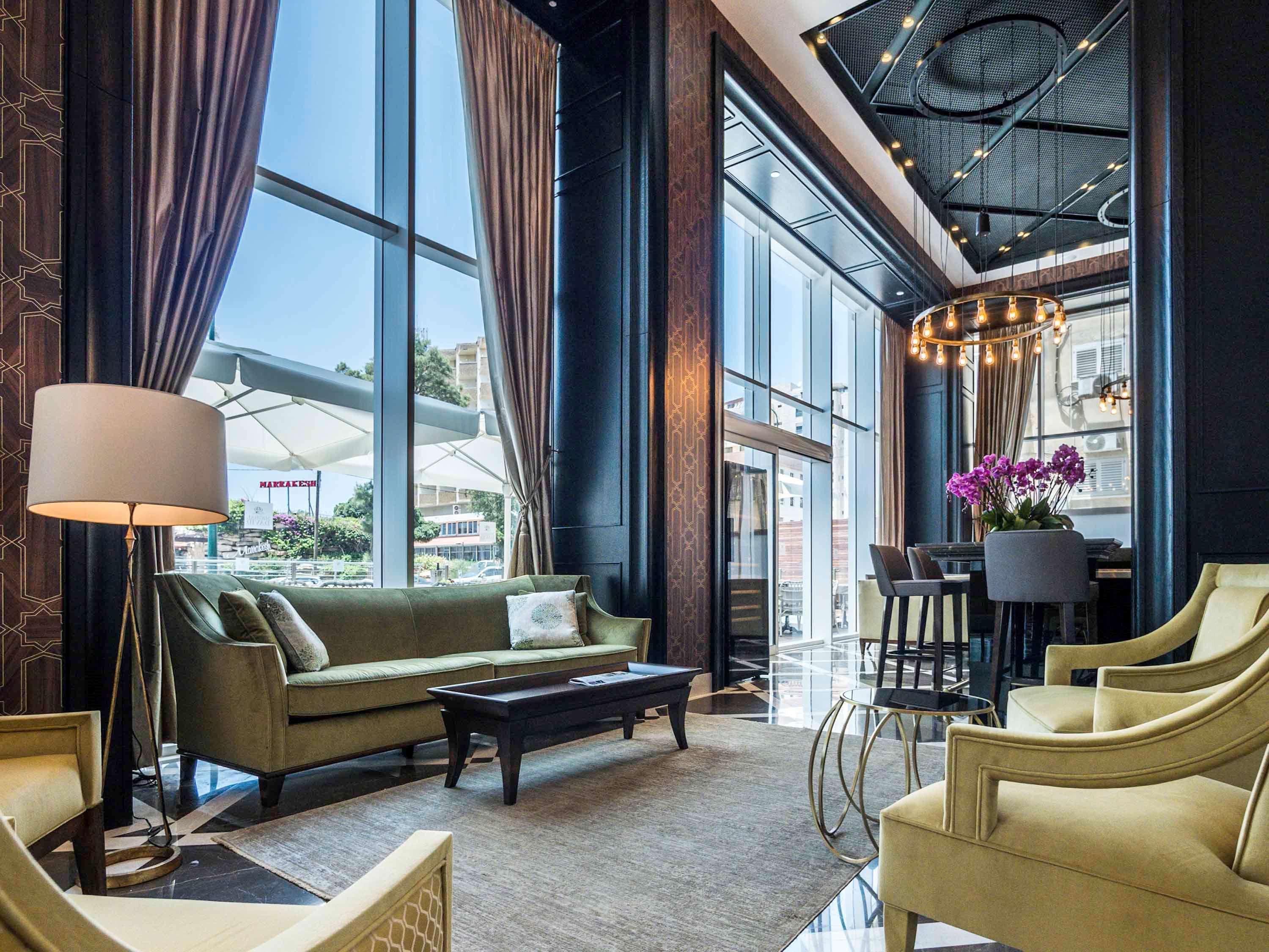David Tower Hotel Netanya By Prima Hotels - 16 Years Plus Eksteriør billede The hotel's lobby