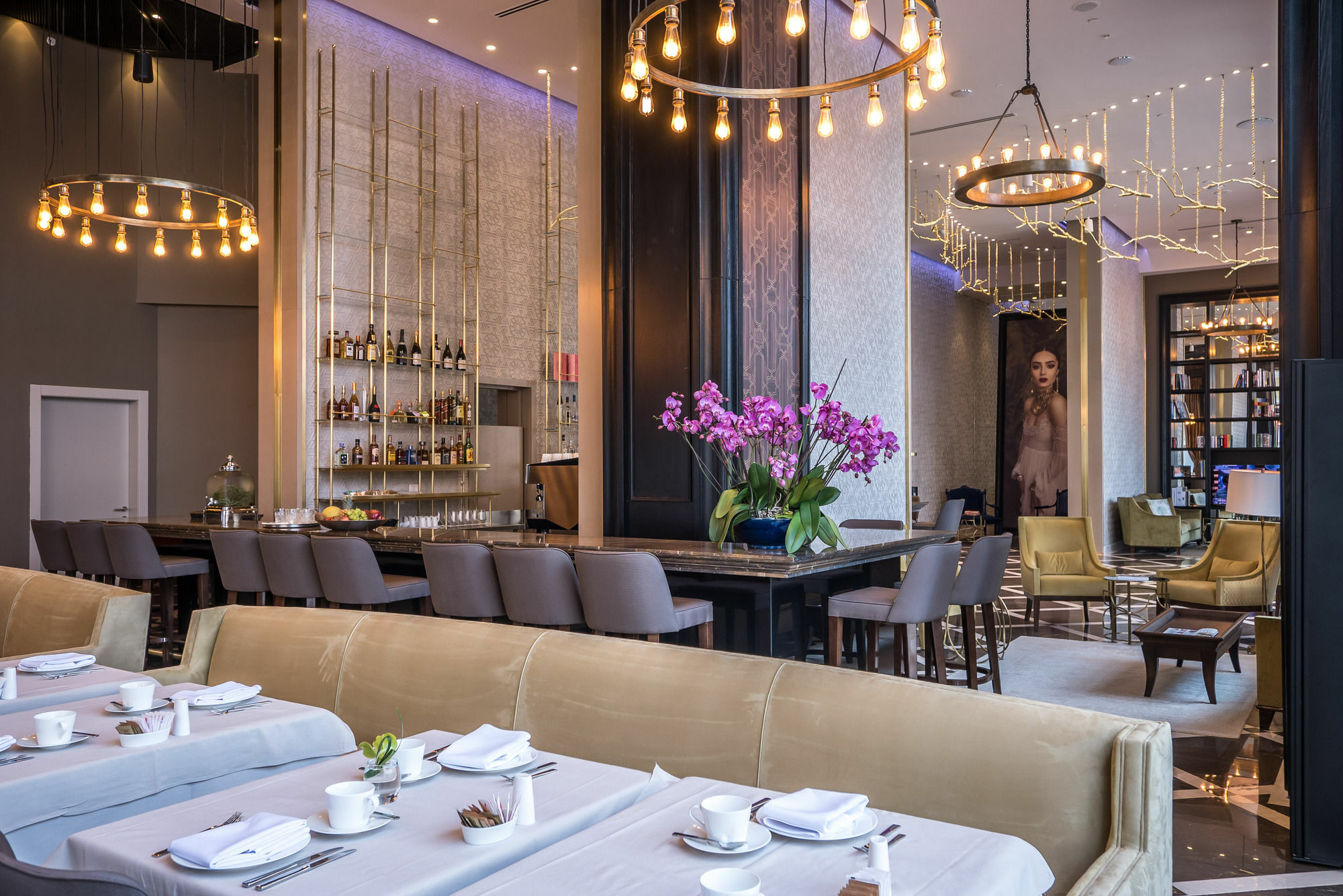 David Tower Hotel Netanya By Prima Hotels - 16 Years Plus Eksteriør billede The interior of the restaurant