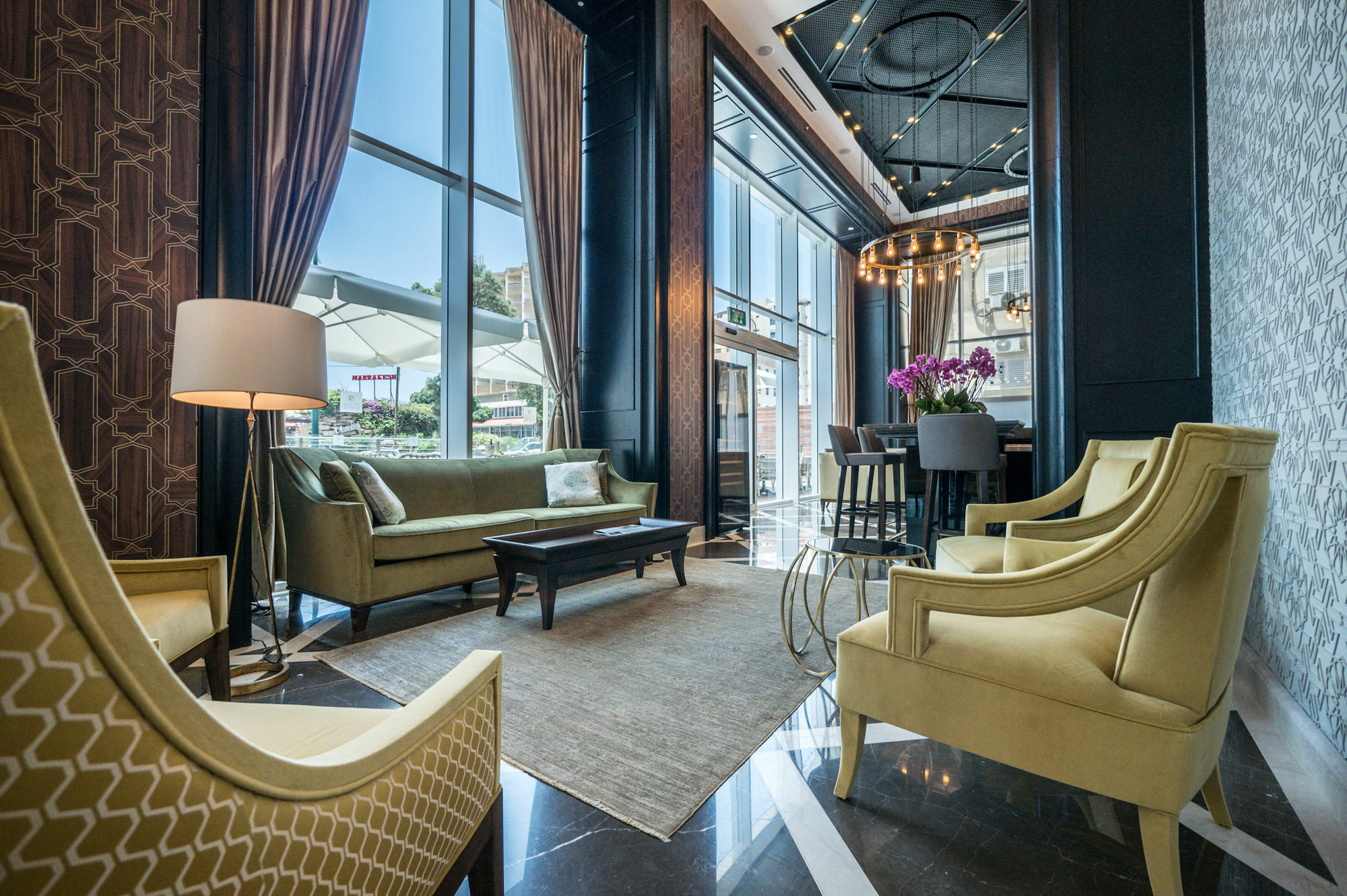 David Tower Hotel Netanya By Prima Hotels - 16 Years Plus Eksteriør billede Lobby